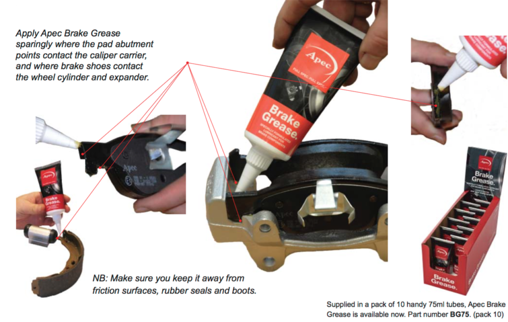 BRAKE GREASE – Apec Bulletin – MechanExpert
